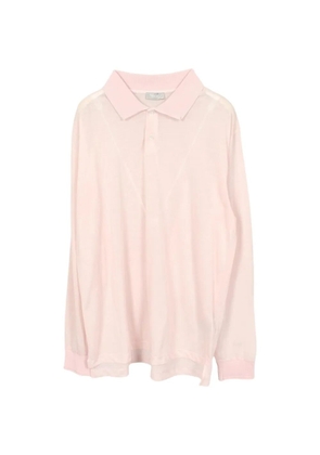 Christian Dior Pre-Owned 2010s logo-embroidered polo shirt - Pink