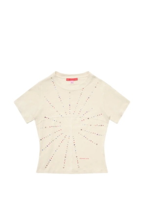 Eckhaus Latta Lapped Baby T-shirt - Neutrals