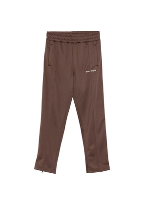 Palm Angels embroidered-logo side-stripe track pants - Brown