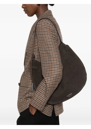 Emporio Armani logo-detail shoulder bag - Brown