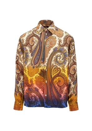 ETRO Paisley-print silk shirt - Neutrals