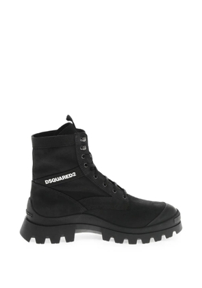 DSQUARED2 lace-up logo boots - Black