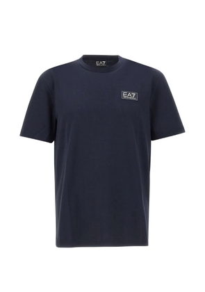 Ea7 Emporio Armani logo-patch T-shirt - Blue