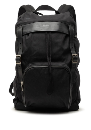 Saint Laurent Pre-Owned 2017 Canvas Utilitarian Hunting backpack - Black