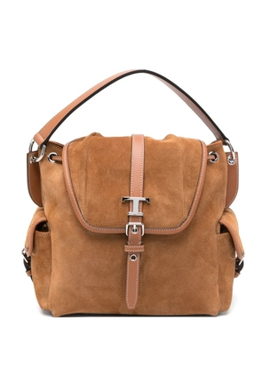 Tod's Tim Zaino T Timeless leather backpack - Brown