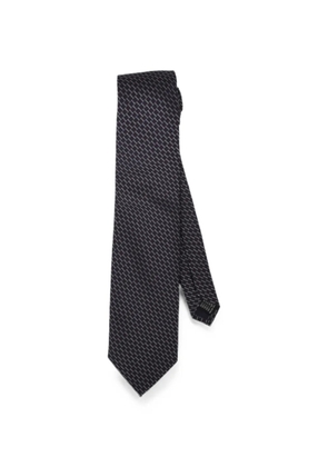 Pal Zileri geometric-pattern silk tie - Red