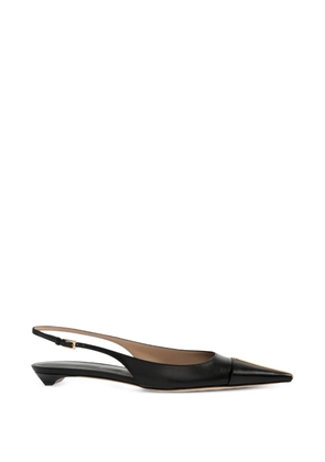 TOM FORD shiny-leather thea slingkback ballerinas - Black