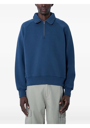 Stüssy zip-fastening sweatshirt - Blue