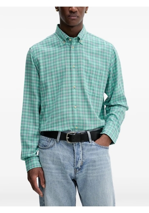 Les Deux Kent check-pattern shirt - Green