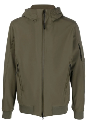 C.P. Company Shell-R zip-up hooded jacket - Green