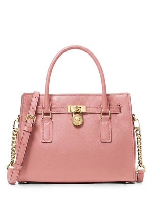 Michael Michael Kors padlock-detail leather tote bag - Pink