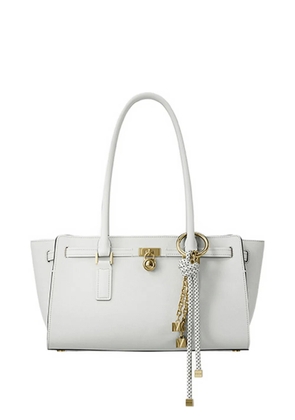 Michael Kors Hamilton Moderne small leather satchel - White