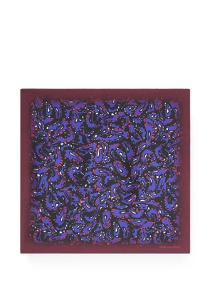 DRIES VAN NOTEN silk pocket square - Red