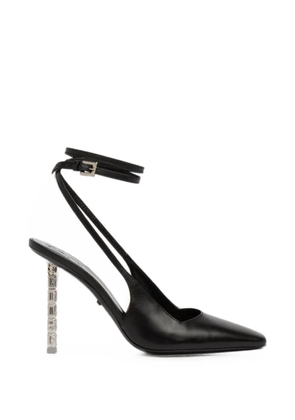 GCDS GCDS Cube-chain buckled pumps - Black