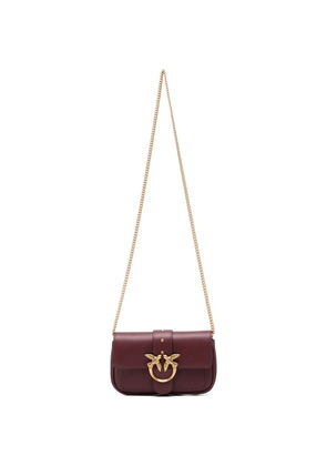 PINKO small Love Birds leather shoulder bag - Red