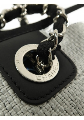 CHANEL Pre-Owned medium Deauville CC logo-print tote bag - Grey