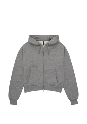 _J.L-A.L_ Lave raw-edge hoodie - Grey