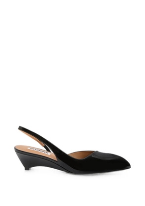 Jil Sander pointed-toe slingback pumps - Black