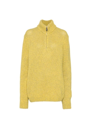 Hermès Pre-Owned quarter-zip sweater - Yellow