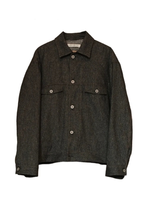 Aviva Jifei Xue button-up denim jacket - Black