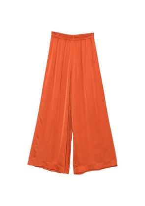 VICOLO elasticated-waistband wide-leg palazzo pants - Orange