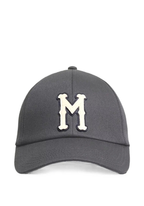 Moncler cotton gabardine baseball cap - Grey