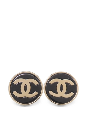 CHANEL Pre-Owned CC logo-detail earrings - Gold