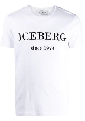 Iceberg logo print T-shirt - White