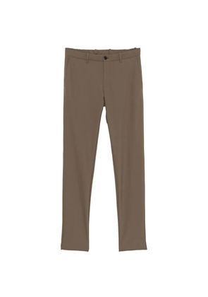 Incotex belt-loop zip-fastening trousers - Neutrals