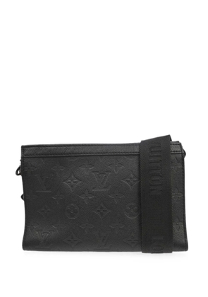 Louis Vuitton Pre-Owned 2010-2020s Monogram Shadow Gaston shoulder bag - Black