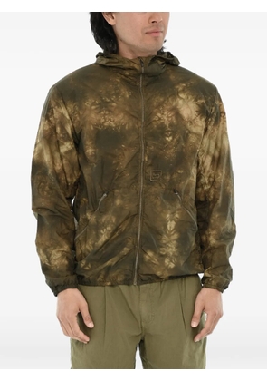 Woolrich tie-dye effect hooded jacket - Green