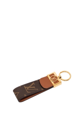 Louis Vuitton Pre-Owned 2022 Monogram Dauphine Dragonne Bag Charm and Holder key chain - Brown