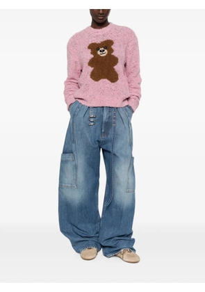 Moschino Teddy Bear round-neck sweater - Pink