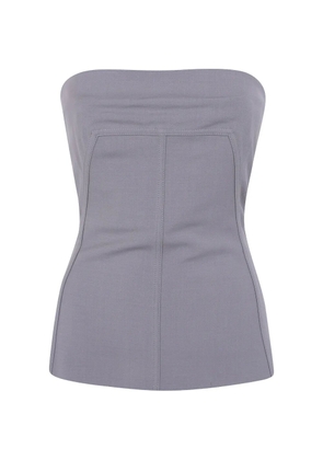Rick Owens Bustier strapless panelled top - Grey