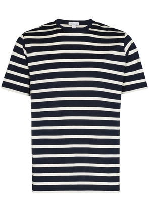 Sunspel Breton-stripe T-shirt - Blue
