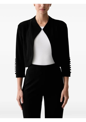 Joseph Ribkoff button-cuff cropped jacket - Black