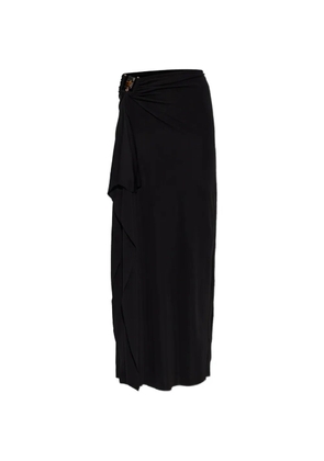 Christopher Esber Bezel Quartz Cascade maxi skirt - Black