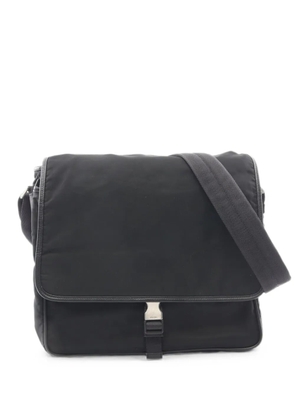 Prada Pre-Owned 2000s buckle-detail shoulder bag - Black