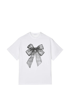 Cecilie Bahnsen Dorothy bow-print T-shirt - White