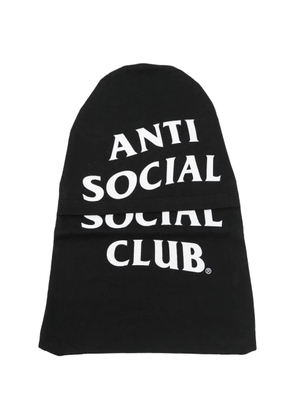 Anti Social Social Club logo-print balaclava - Black