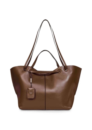 Max Mara double nappa-leather shopper bag - Brown