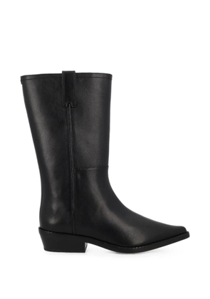 Michael Michael Kors Farren pointed-toe leather boots - Black