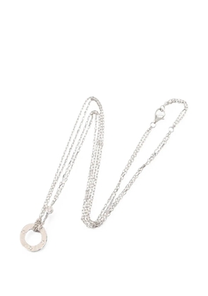 Cartier 2010s Love Circle diamond necklace - Silver