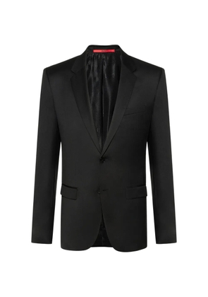 HUGO notch-lapel single-breasted jacket - Black
