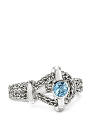 John Hardy Icon blue topaz ring - Silver