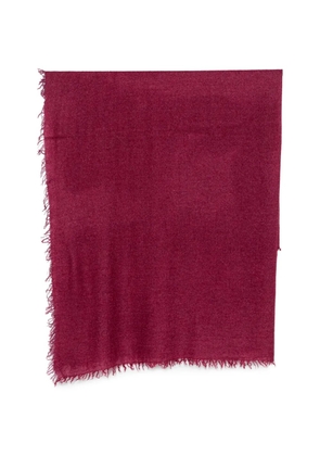Faliero Sarti frayed-edge scarf - Red