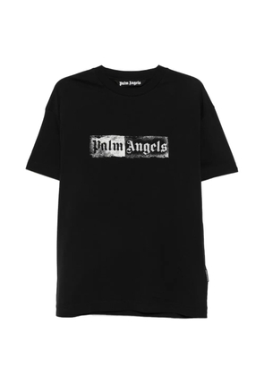 Palm Angels Stamp Logo printed T-shirt - Black