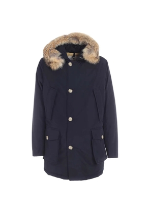Woolrich Arctic fur-trim cotton parka - Blue