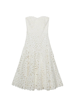 Simkhai Florence embroidered lace midi dress - White