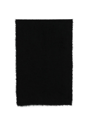 Faliero Sarti Alexia frayed-edge scarf - Black